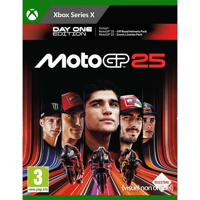 motogp 25 sur xbox series visuel produit