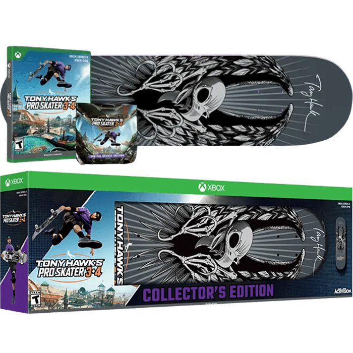 tony hawk's pro skater 3+4 collector xbox produit