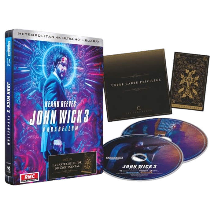 john wick parabellum 4k steelbook def avec carte produit