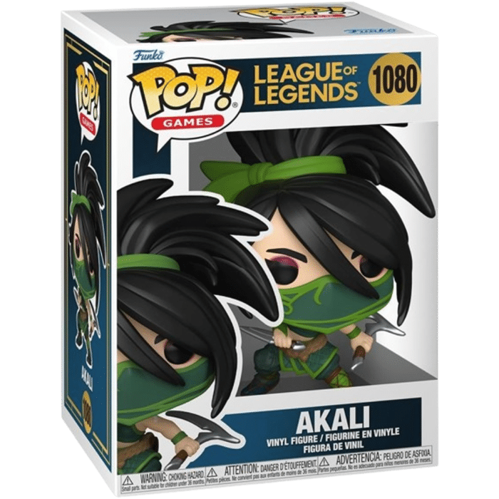 funko pop league of legends akali visuel produit