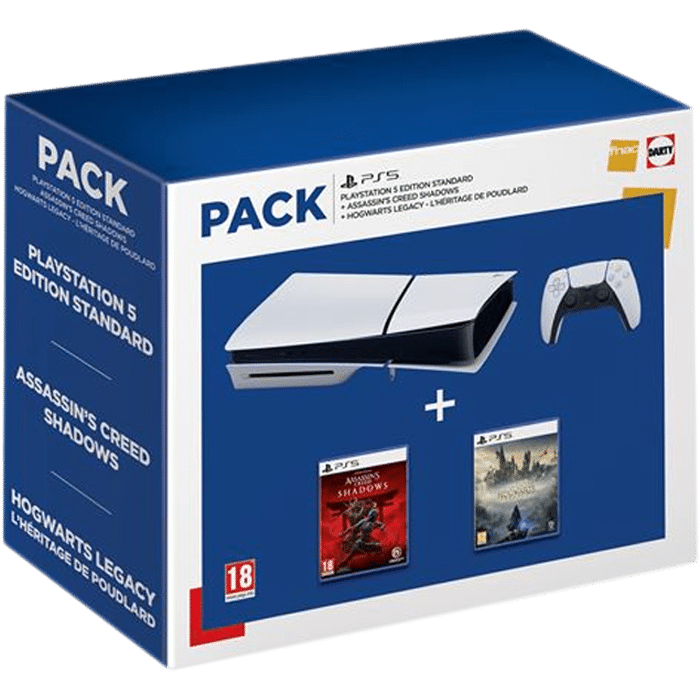 pack ps5 assassins creed shadows hogwarts legacy visuel produit
