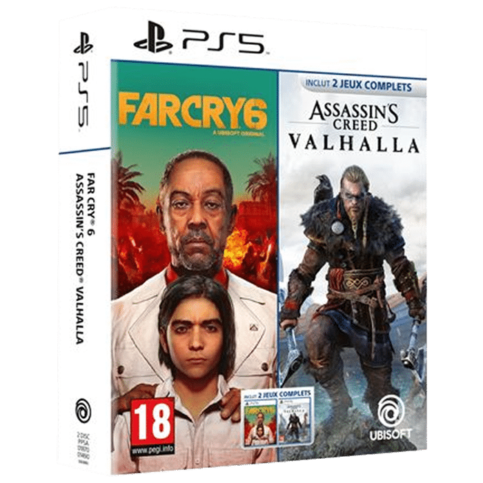 compilation far cry 6 assassins creed valhalla ps5 produit