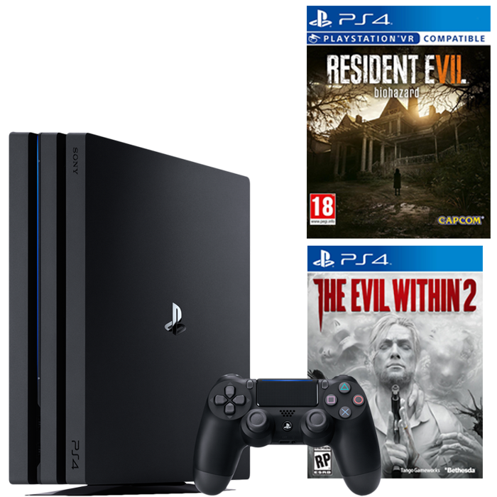 ps4 pro the evil within 2 resident evil 7