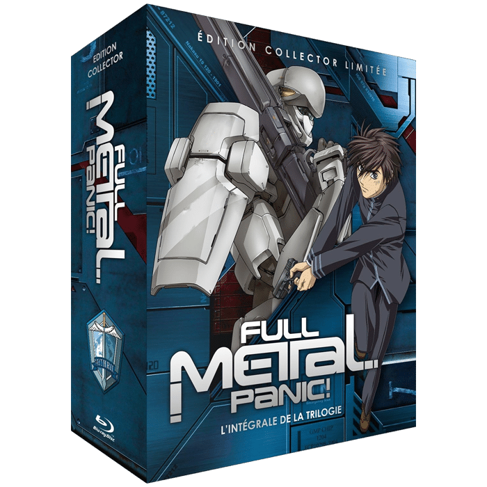 full metal panic trilogie blu ray collector visuel produit
