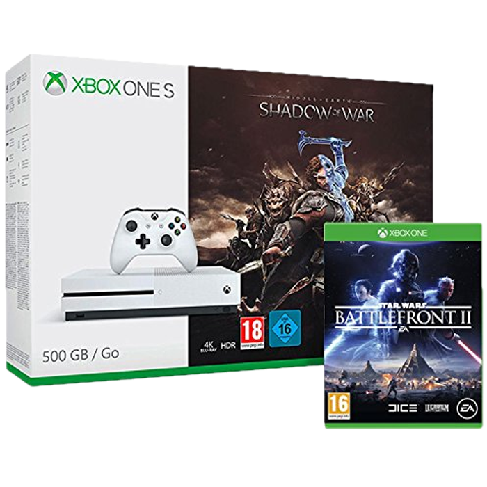 pack xbox one s star wars battlefront 2 l'ombre de la guerre