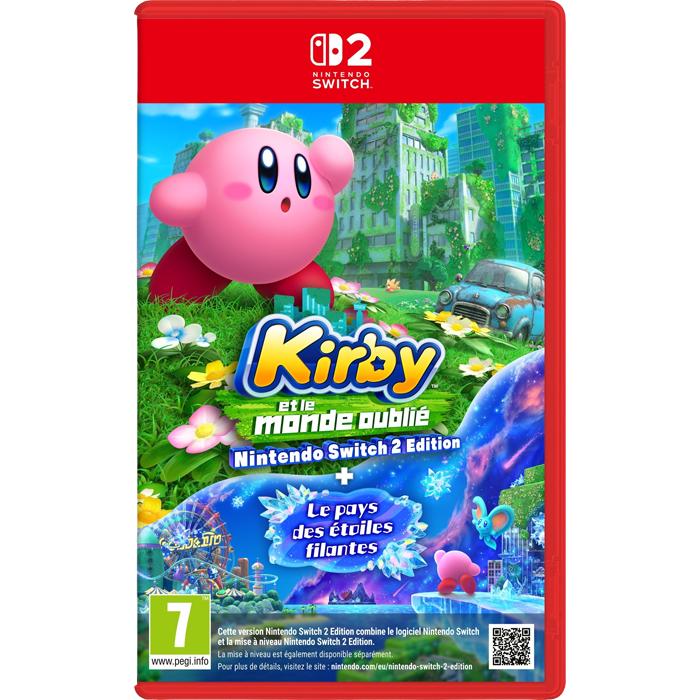 kirby et le monde oublié Switch 2 produit