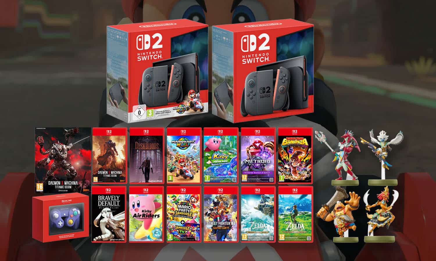 SLIDER Nintendo Direct Switch 2 le récap des annonces eux prix et infos