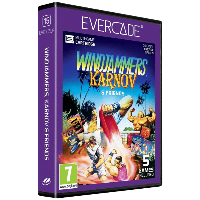 paon arcade et windjammers evercade visuel produit