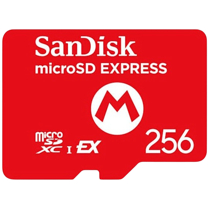 carte micro sd express sandisk 256 go switch 2 visuel produit