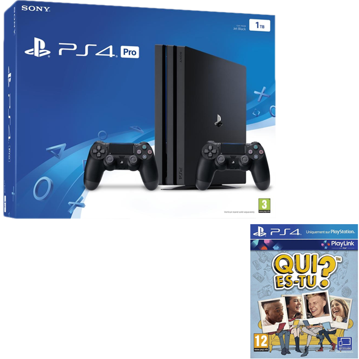 ps4 pro 2 manettes pas cher qui es tu