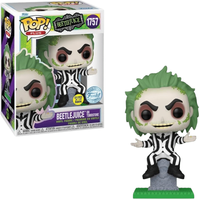 funko pop beetlejuice sur tombe visuel produit