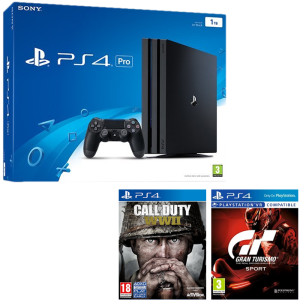 ps4 pro call of duty ww2 gran turismo