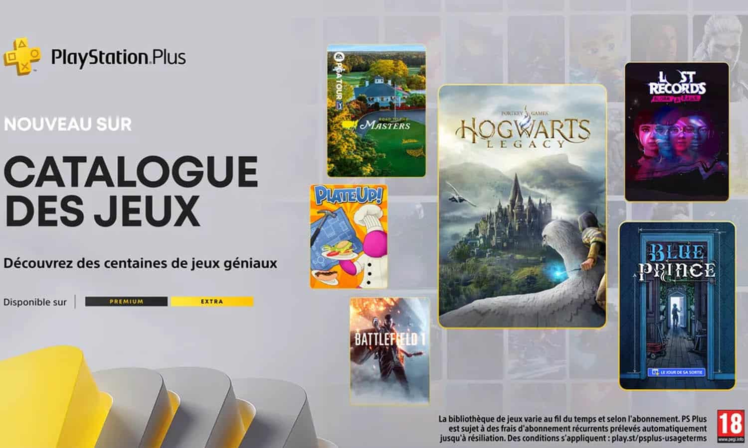 SLIDER Hogwarts Legacy PS Plus: inclus avec le Premium ou Extra