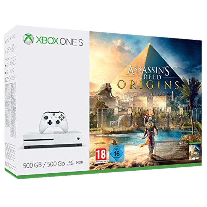 bon plan xbox one S 500 Go assassin's creed origins