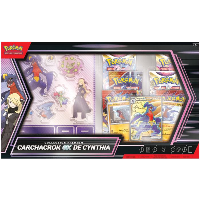 Pokémon EV10 Coffret Carchacrok Ex De Cynthia produit def fr
