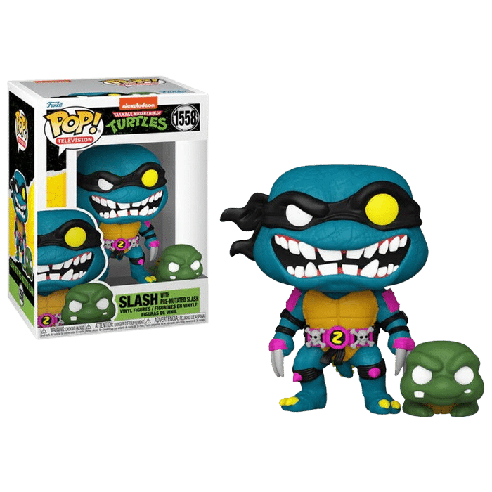 Funko Tortues Ninja S4 Slash et Pre-mutant produit