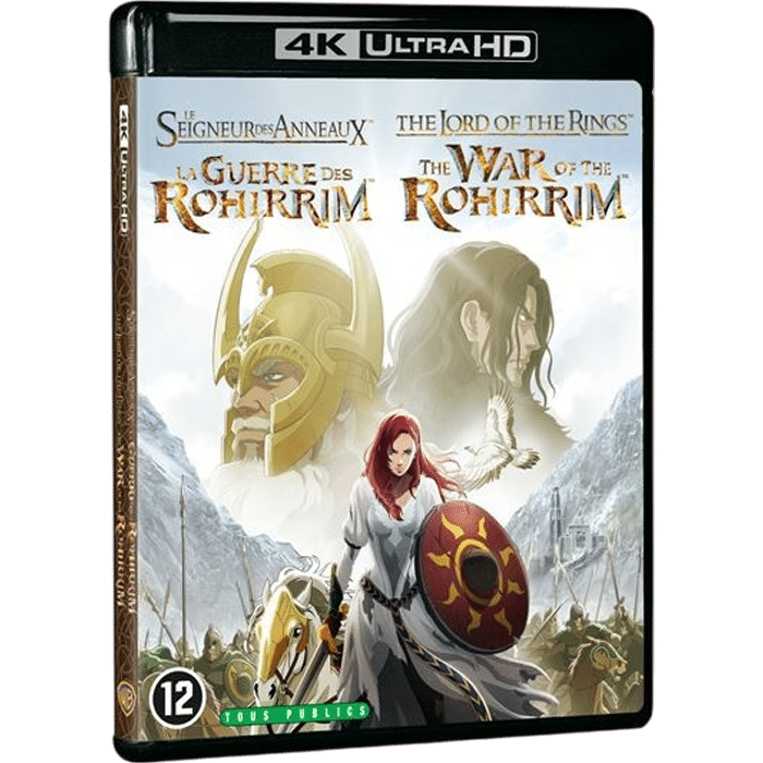 le seigneur des anneaux la guerre des rohirrim blu ray 4k visuel produit