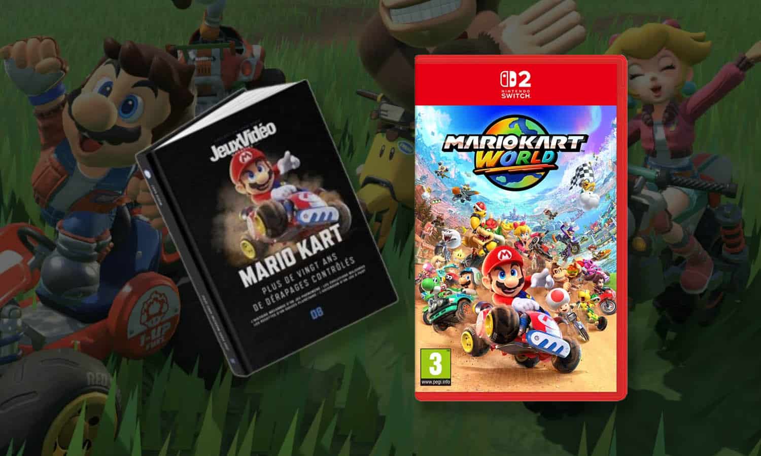 SLIDER Mario kart world switch 2 libre bonus de précommande fnac