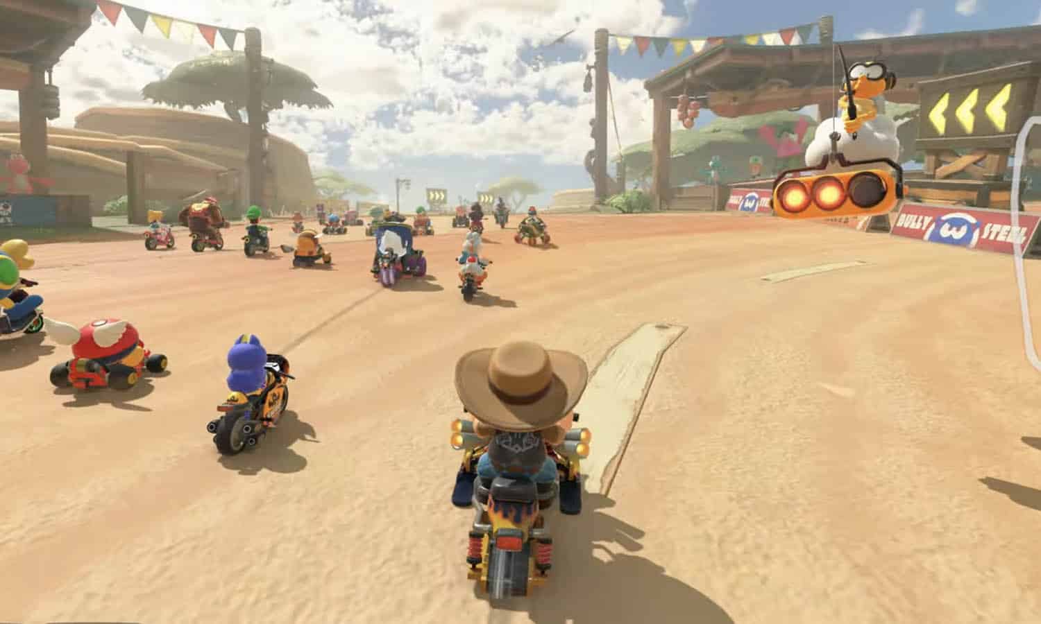Screen mario kart world direct 3
