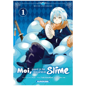 moi quand je me réincarne en slime tome 1 edition 20 ans visuel produit