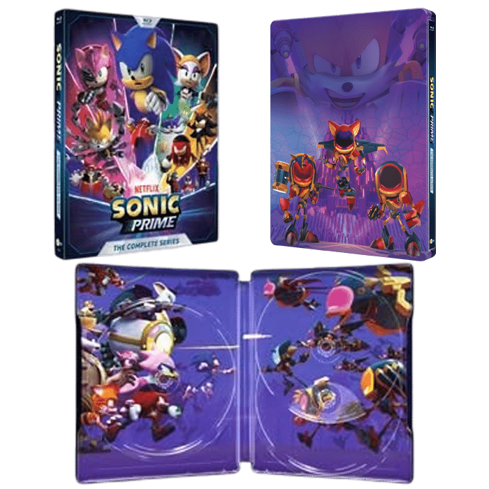 visuel produit sonic prime the complete series blu ray steelbook v3