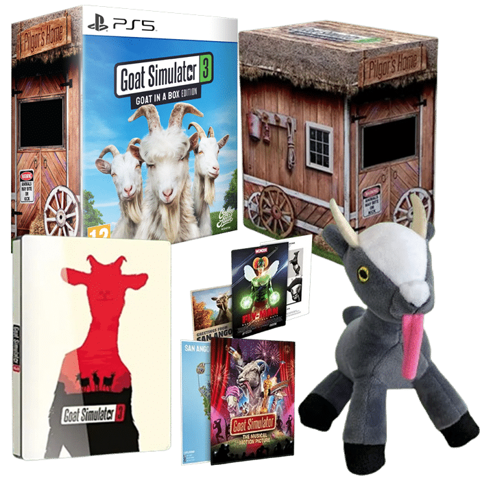 goat simulator 3 edition sur ps5 visuel produit