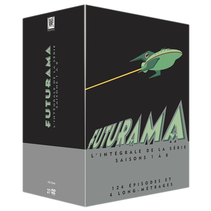 coffret dvd futurama intégrale saisons 1 à 8 longs métrages