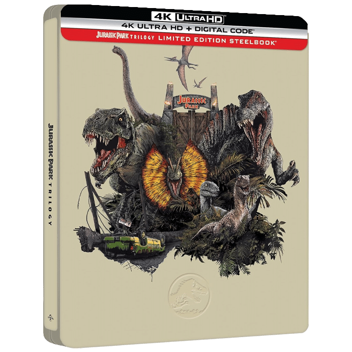 visuel produit jurassic park trilogy 4k steelbook v3