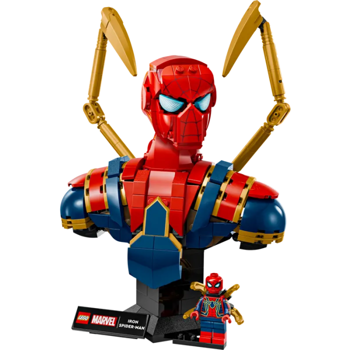 lego 76326 buste iron spider man visuel produit.webp