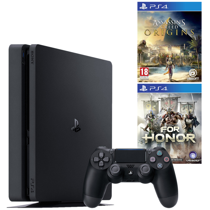 ps4 slim 1 To for honor assassin's creed origins