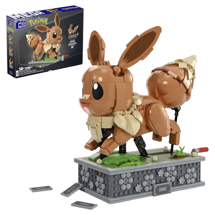 figurine pokemon evoli coffret construction visuel produit