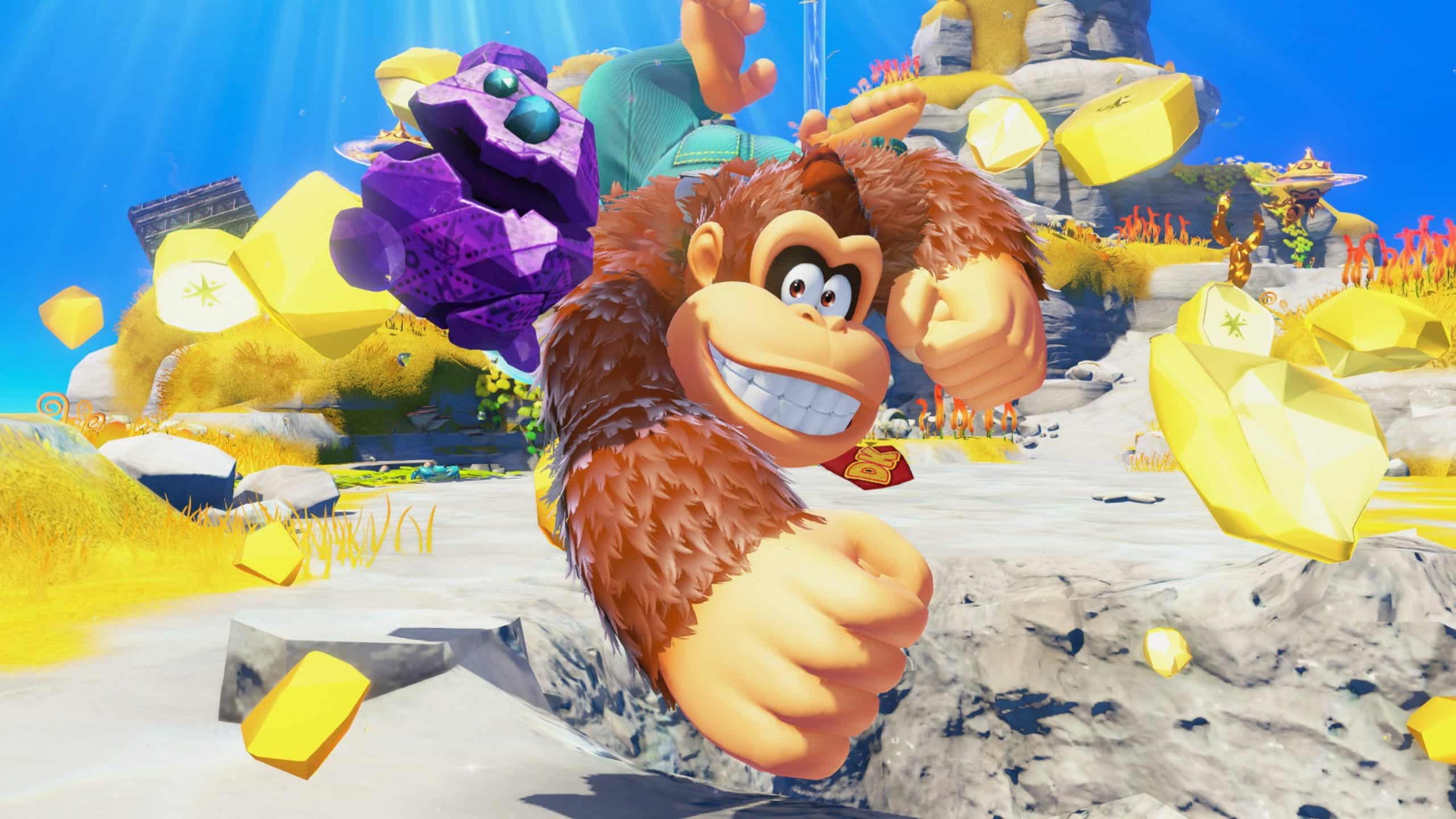donkey kong bananza en argument précommandes nintendo switch 2