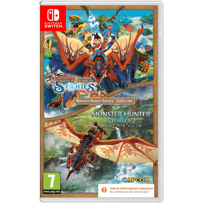 monster hunter stories collection switch code visuel produit
