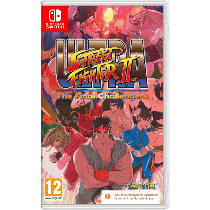 ultra street fighter 2 sur switch code visuel produit