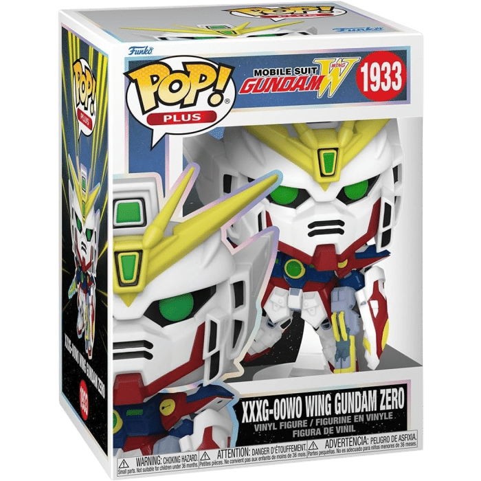 funko pop plus msgw wing zero gundam visuel produit