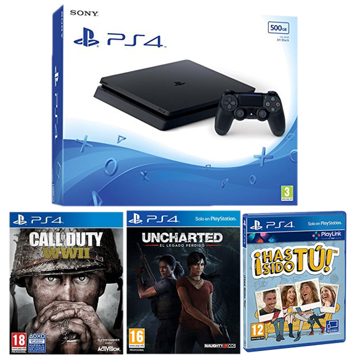 ps4 slim cod WW2 uncharted the lost legacy