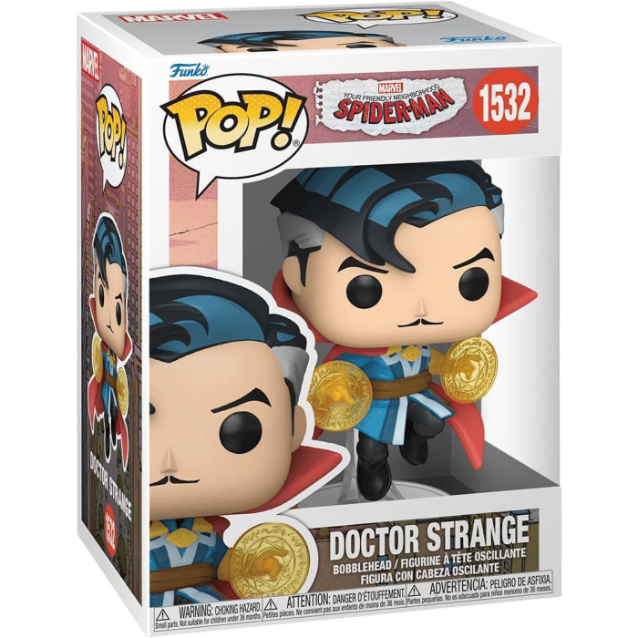funko pop doctor strange votre fidele serviteur spider man visuel produit