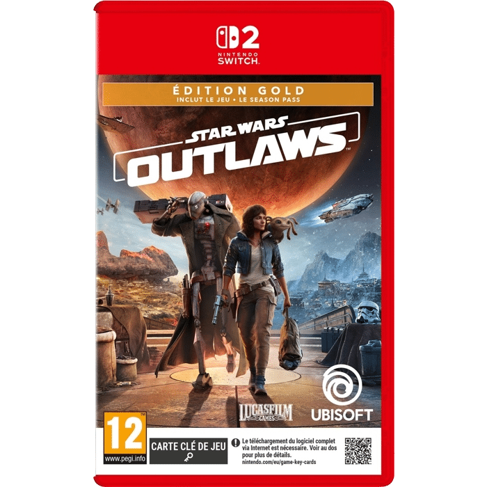 star wars outlaws gold edition sur switch 2 visuel produit