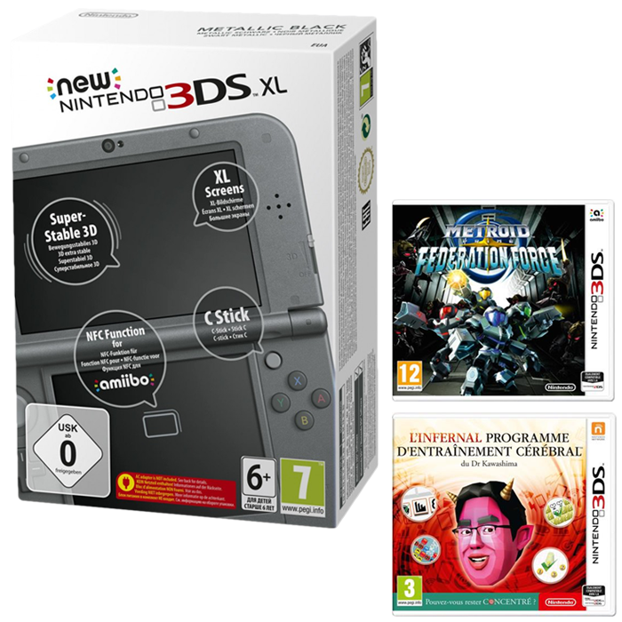 nintendo 3DS xl metroid federation force Kawashima
