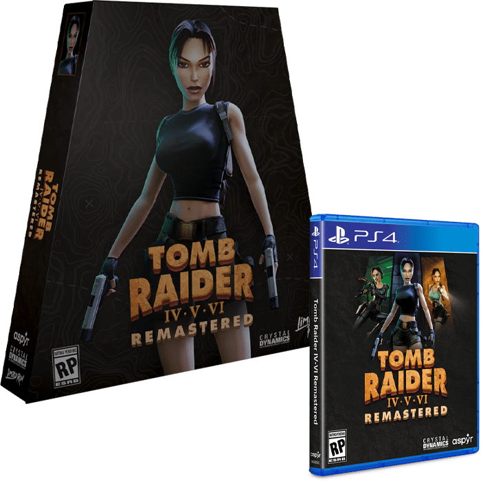 tomb raider 4 5 6 remastered collector ps4 visuel produit