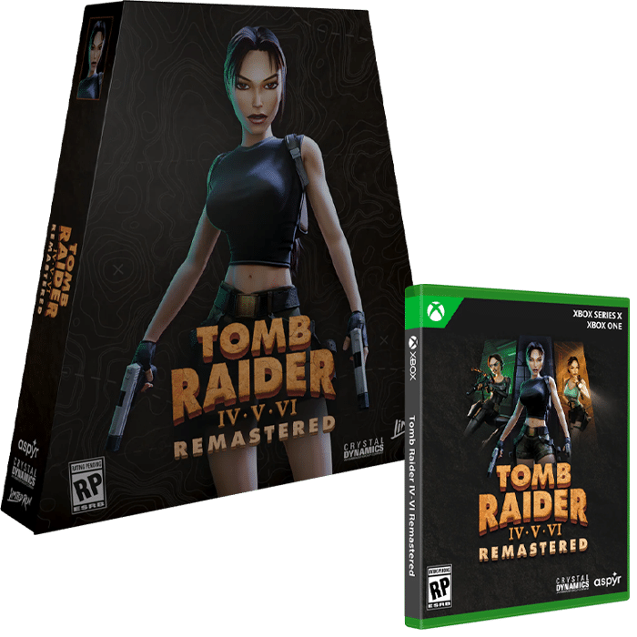 tomb raider 4 5 6 remastered collector xbox visuel produit