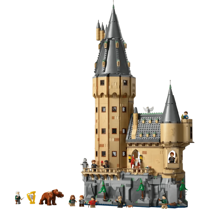 lego 76454 le chateau de poudlard la tour principale visuel produit