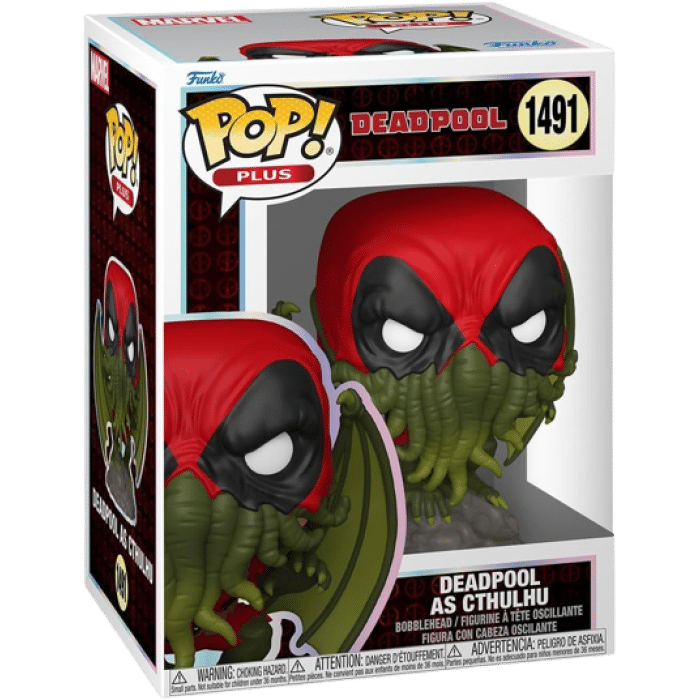 funko pop plus deadpool literary cthulhu visuel produit