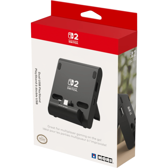hori playstand double usb pour switch 2 visuel produit