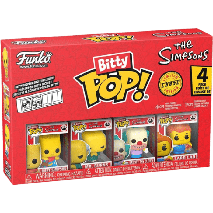funko pop bitty the simpsons bart 4pk visuel produit