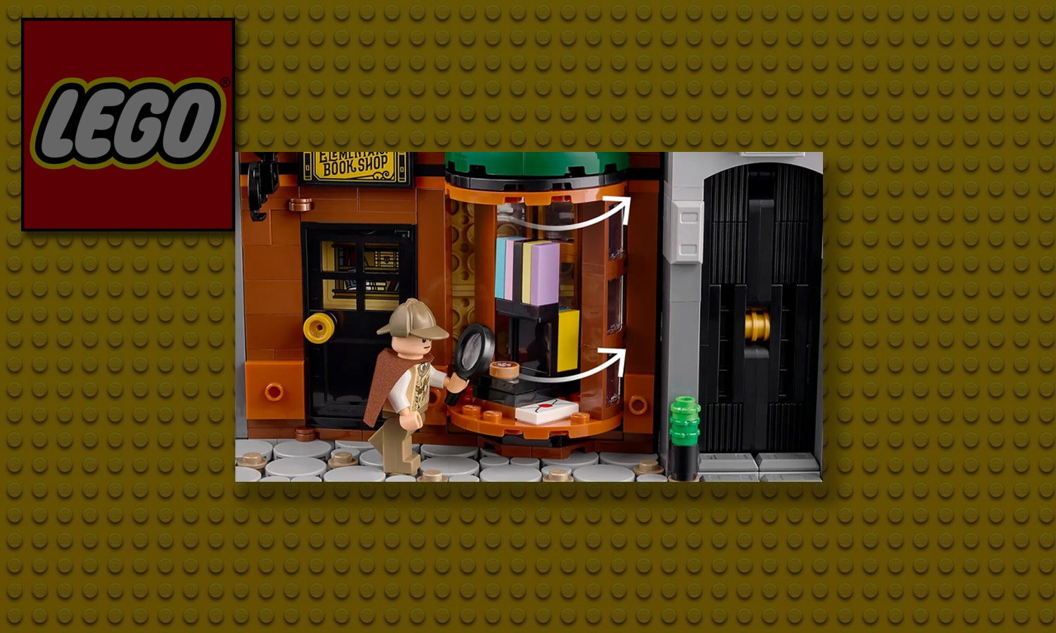 visuel slider lego book nook sherlock holmes 10351 passage secret