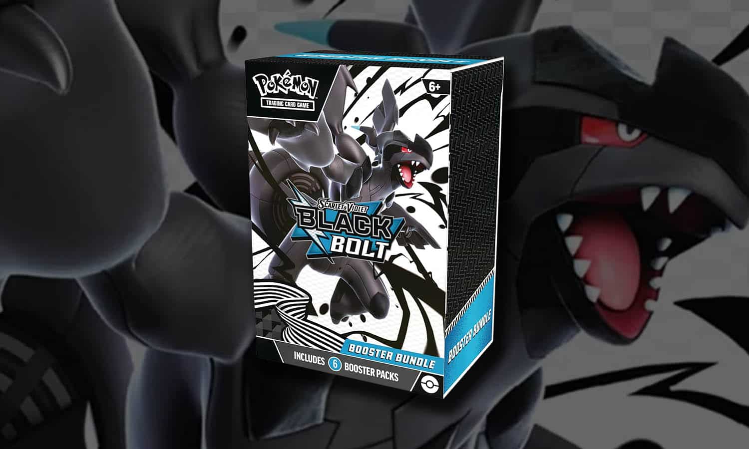 SLIDER Pokémon EV 10.5 Bundle Lot de 6 Boosters Foudre Noire US provisoire