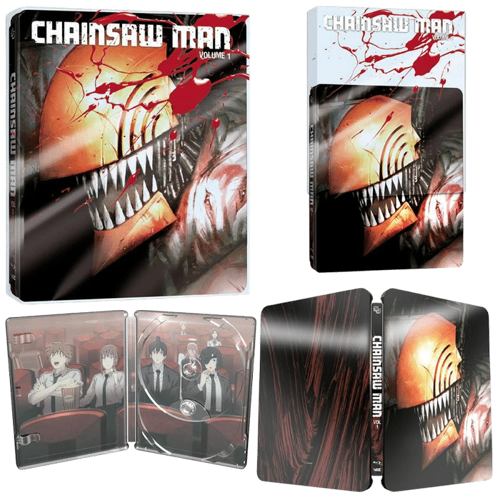 chainsaw man saison 1 blu ray steelbook visuel produit