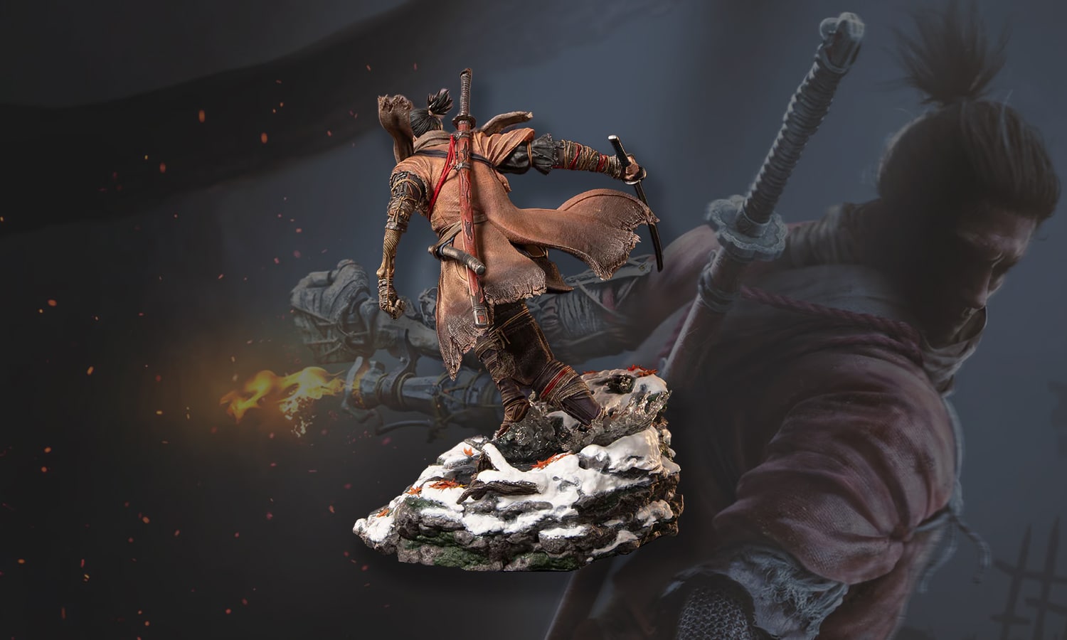 visuel slider statuette f4f sekiro definitive edition dos