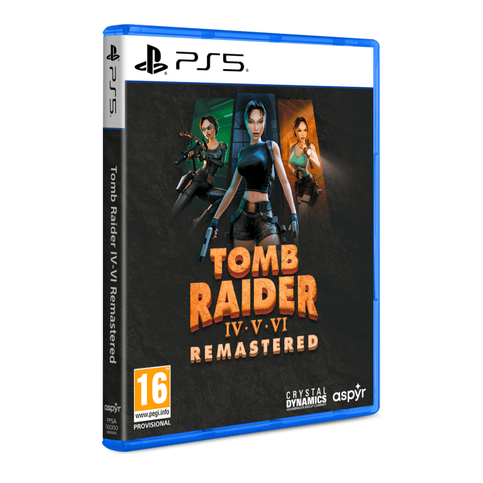 tomb raider iv vi remastered sur ps5 visuel produit